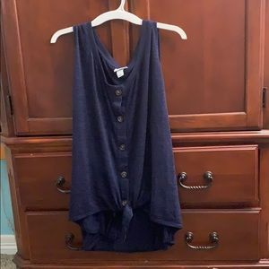 Navy tank top